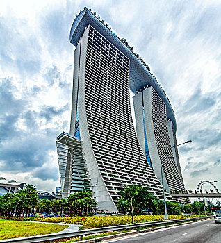 未来,码头,湾,沙,酒店,建筑师,城市核心区,新加坡,亚洲