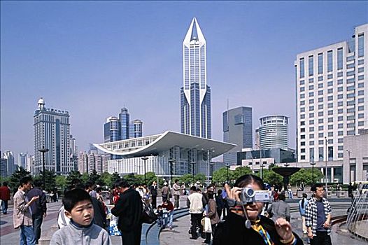 现代建筑,上海,中国