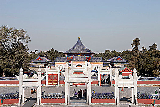 入口,皇家,天坛,北京,中国