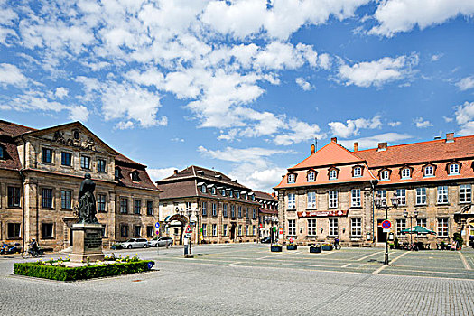 孤儿院,正面,纪念,上弗兰科尼亚,巴伐利亚,德国,欧洲