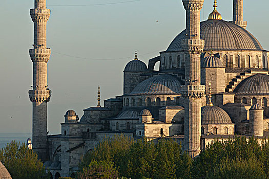 土耳其,伊斯坦布尔,蓝色清真寺