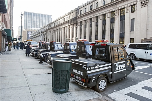 警察,交通工具,曼哈顿