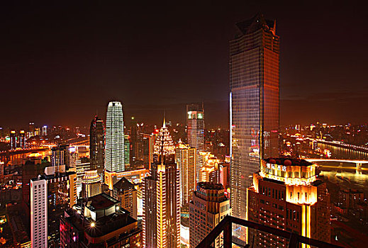 重庆渝中区夜景