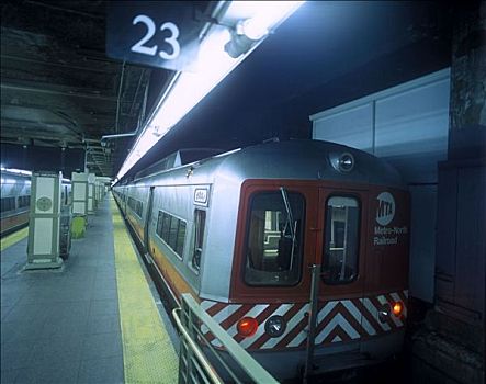 地铁,北方,火车站台,大中央车站,曼哈顿,纽约,美国