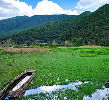 云南泸沽湖美景