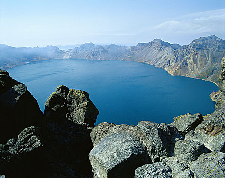 长白山,天池,火山口