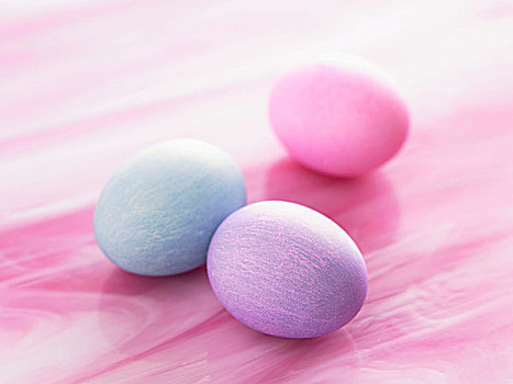 复活节彩蛋,粉色背景