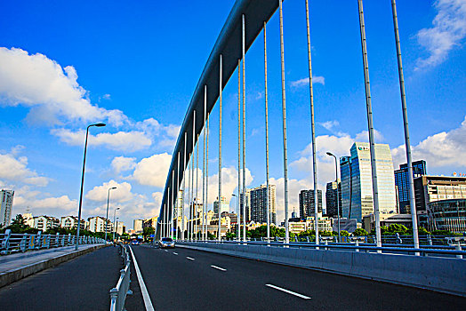 宁波,琴桥,桥梁,曲线,建筑,交通,琴弦