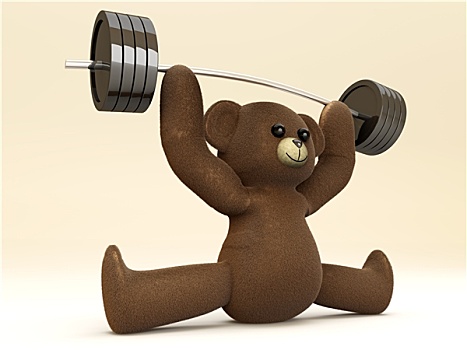 举重,泰迪熊