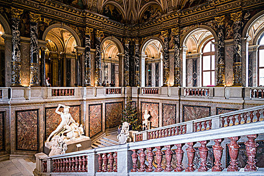 奥地利,维也纳,博物馆,艺术,历史,室内,入口