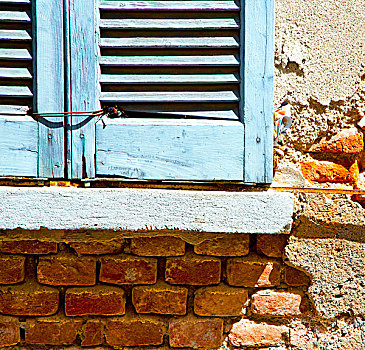 窗户,意大利,抽象,木头,百叶窗,水泥,蓝色