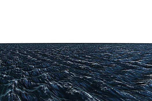 电脑合成,蓝色,海洋