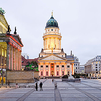 音乐会,法国,大教堂,御林广场,节日,2009年,柏林,德国,欧洲