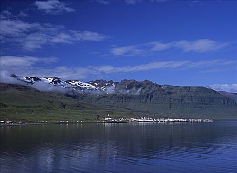 山峦,乡村,斯奈山半岛,冰岛