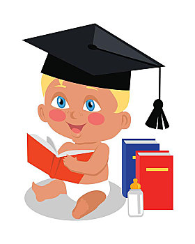 婴护,地板,大,书本,帽,学习,幼儿,教育,孩子,亲子,概念,在家,局部,序列,矢量