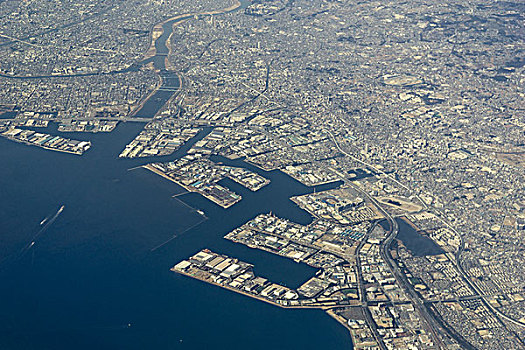 东京湾全景图片