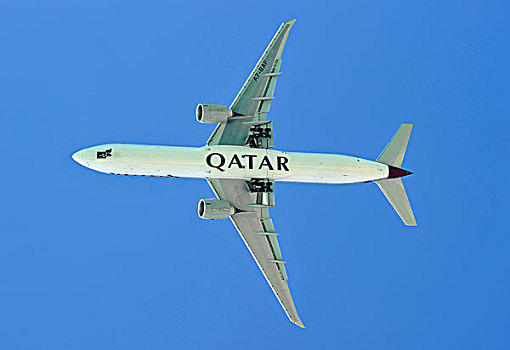 飞机,卡塔尔,航空公司,天空
