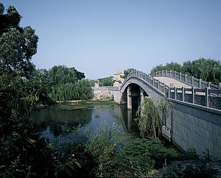 河南许昌石果河灞陵桥