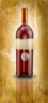 葡萄酒瓶,多样,羊皮纸,背景