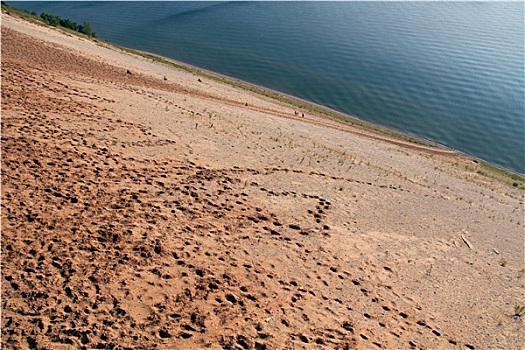 沙丘,密歇根湖,美国