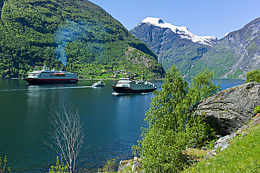 船,挪威,斯堪的纳维亚,欧洲