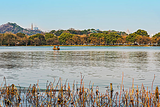 杭州西湖秋景