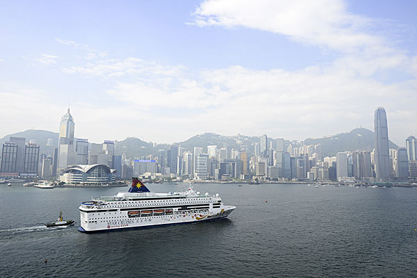 维多利亚港,中环一带的风景,香港
