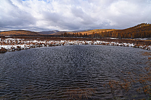 阿尔山雪景