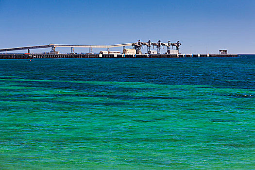 澳大利亚,半岛,谷物,传送装置,港口