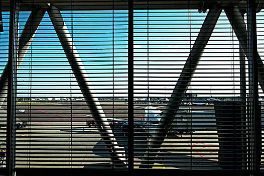荷兰,风景,窗户,史基浦,机场,阿姆斯特丹