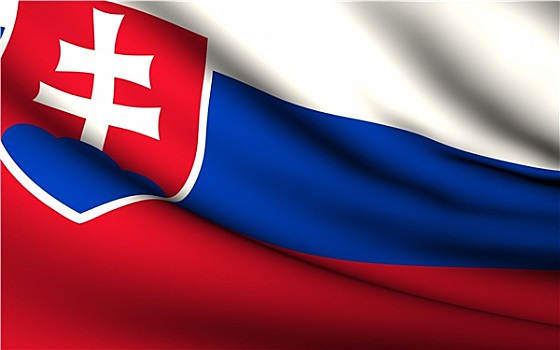 飞,旗帜,斯洛伐克,国家,收集