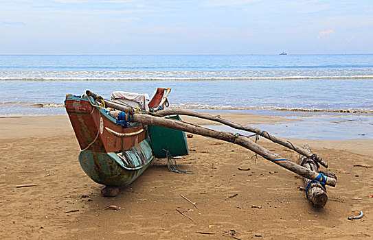 舷外支架,独木舟,斯里兰卡