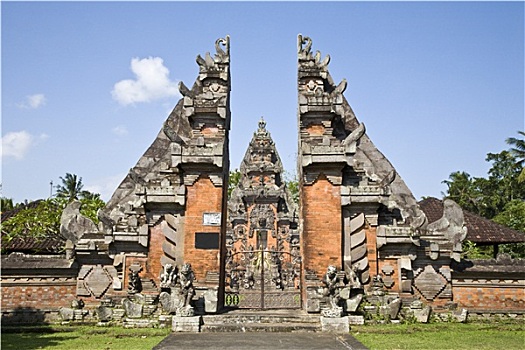 巴厘岛,庙宇,入口