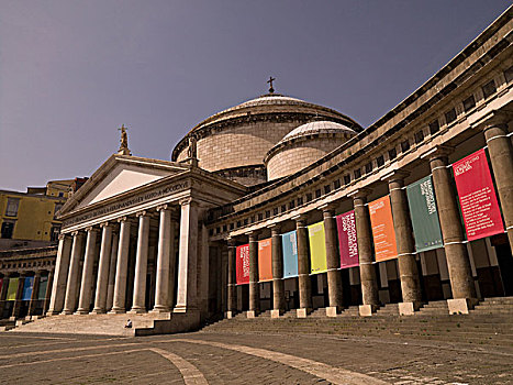 历史,教堂,那不勒斯,意大利