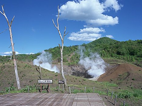 攀升,西部,出口,火山口