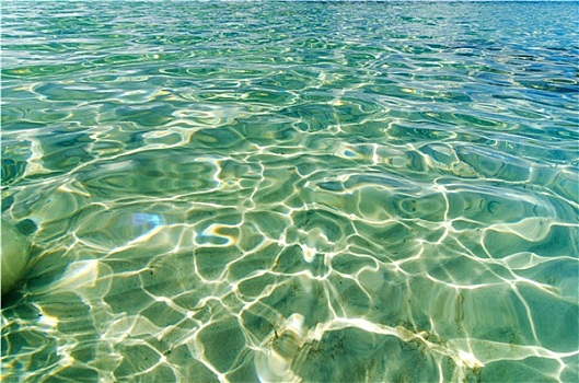 加勒比海,水,波纹