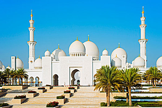 中东,阿联酋,阿布扎比,大清真寺