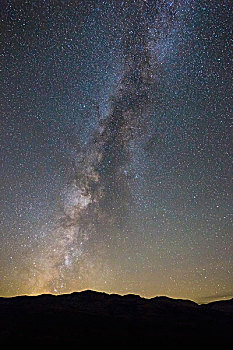 星星,夜空,上方,死亡谷国家公园,加利福尼亚,美国