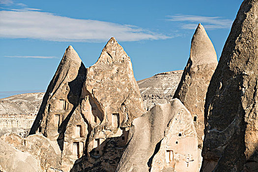 特写,仙人烟囱岩,卡帕多西亚,土耳其