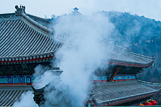 八大处,上香