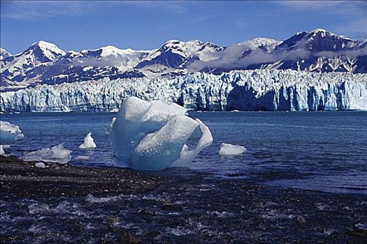 冰河,峡湾,荒野,阿拉斯加,美国