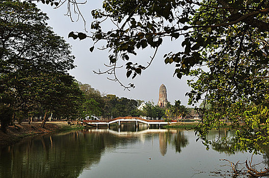 公园,大城府,泰国