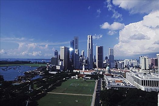 摩天大楼,城市,新加坡