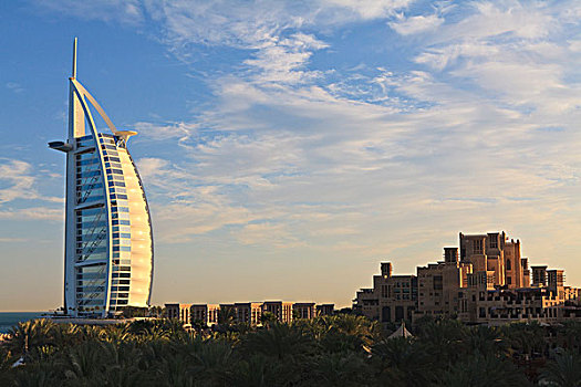 帆船酒店,酒店,黎明,迪拜,阿联酋