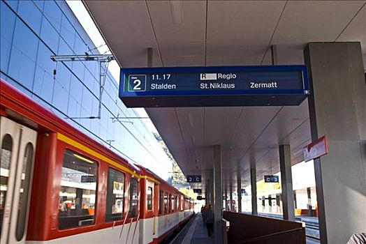 列车,火车站,瑞士