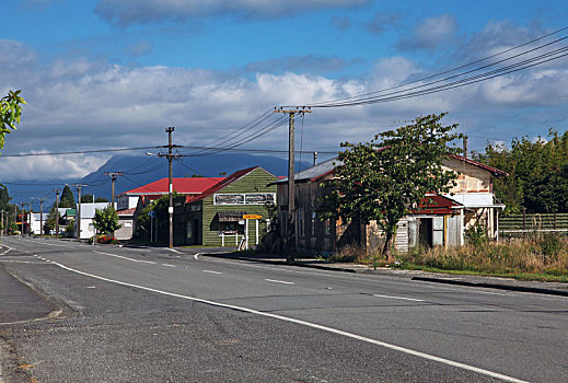 新西兰南岛西部库马拉区,kumara,风景