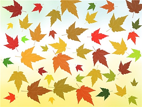 秋天,生锈,叶子,背景