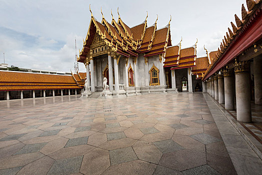 庙宇,云石寺,曼谷,泰国