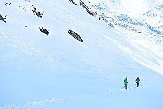 人,滑雪,假日,悉特图克斯,奥地利
