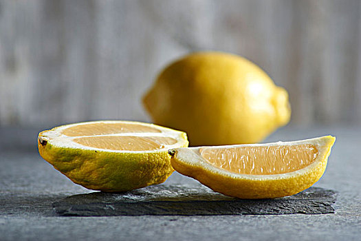 柠檬,半个柠檬,柠檬角